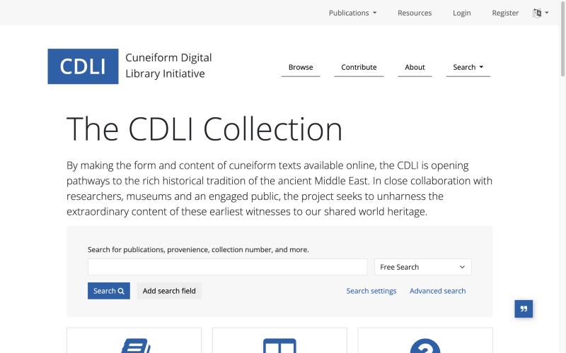 Cuneiform Digital Library Initiative